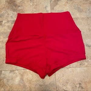 NWOT Tummy Control/Roll Down Athletic Shorts